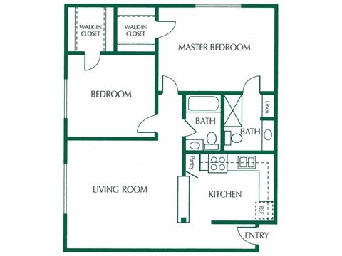 a floor plan of a house